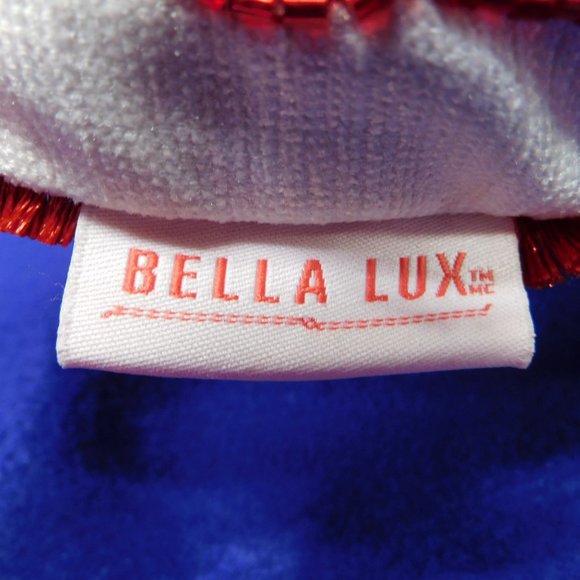 Bella Lux Beaded Convertible Car Valentines Pink Red Romance Pillow 12" - Picture 5 of 5